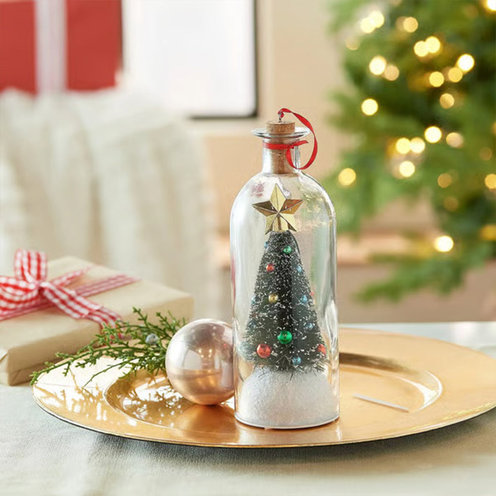 Christmas Tree Record Christmas Message In A Bottle Christmas Ornaments