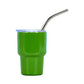 2 OZ Mini Stainless Steel Tumbler Cup Set with Straw and Lid for Party Outdoor