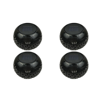 4Pcs Hollowed Shadow Outdoor Solar Lamp