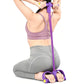 6 Tube Pedal Ankle Puller Fitness Exercise Rope with 8-Shape Resistance Band