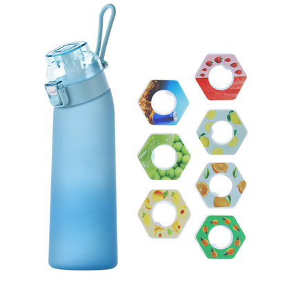 700ML Scent Water Bottle Leak Proof Sport Water Cup with 7 Fragrance Rings