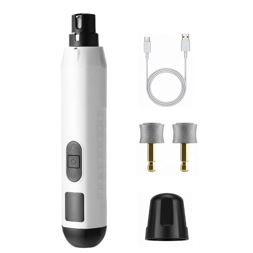 Electric Pet Nail Grinder for Dogs Cats with 5 Speeds LED Light