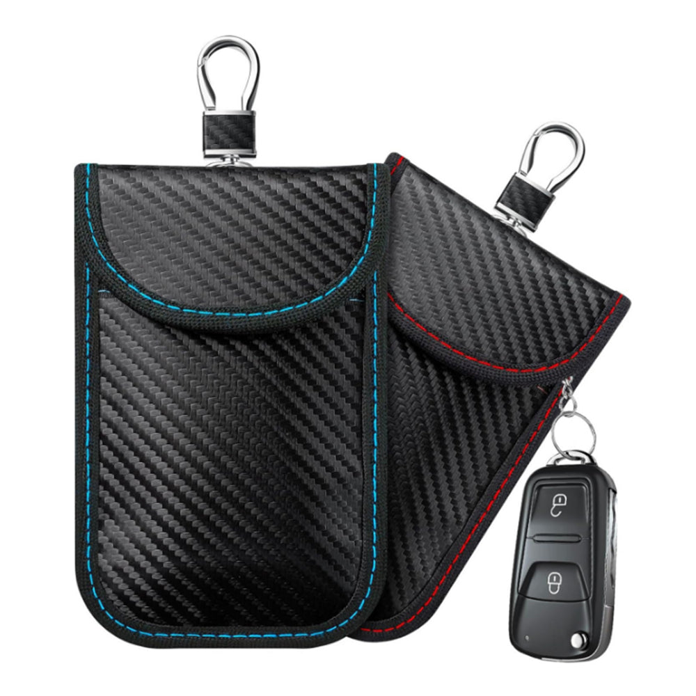 2Pcs Faraday Bags RFID Blocking Pouch KeyFob Storage Bags