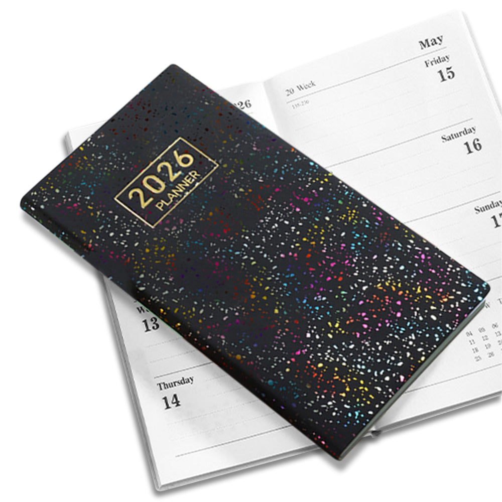 2026 Pocket Planner Calendar Portable A6 Daily Planner