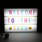 LED Cinema Light Box with 96 Letters