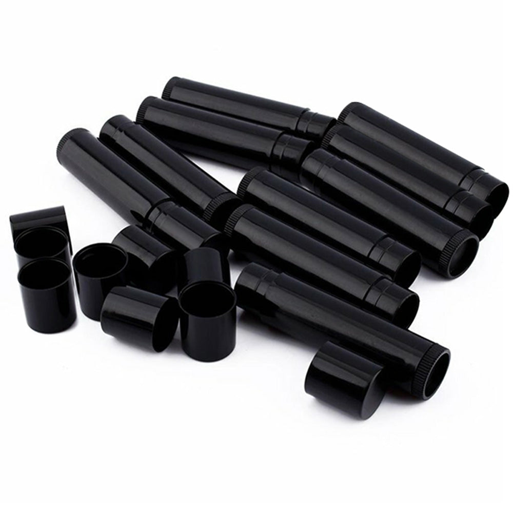 100 PCS Empty Lip Balm Tubes 5g Twist Up Plastic Lipstick Containers for Homemade Lip Gloss Lipstick