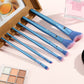 6Pcs Stitch Inspired Spectrum Makeup Brushes Set