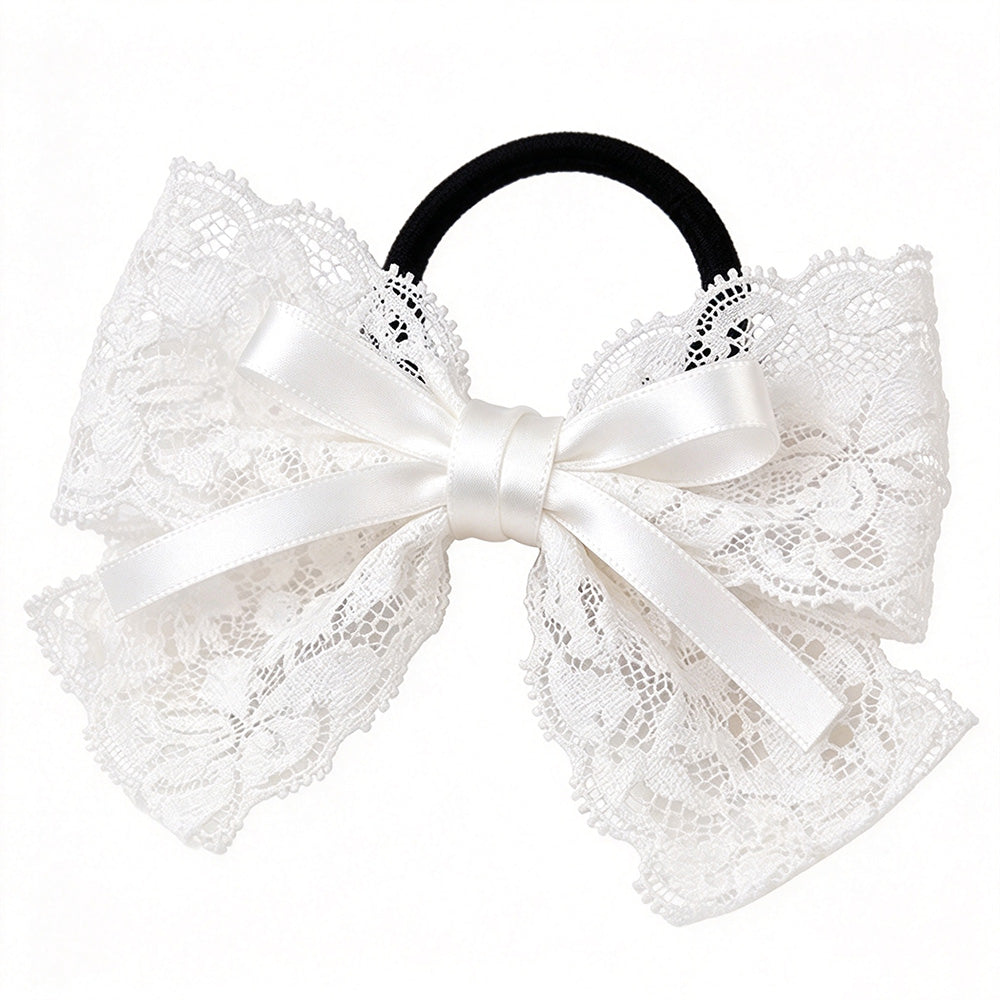 Elastic Floral Lace Trim Stretch Ribbon for Sewing and DIY Crafts