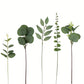 130Pcs Artificial Eucalyptus Leaves Bundle 5 Types for Vase Wedding DIY Home Decor