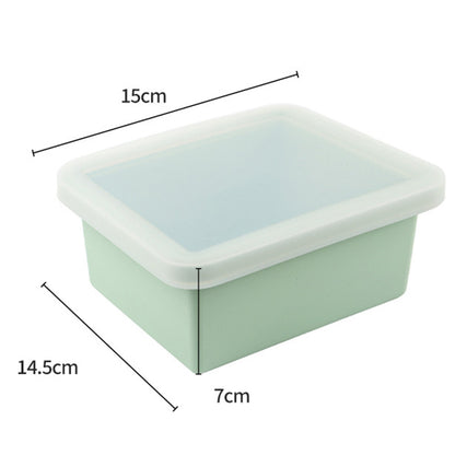 Silicone Freezer Trays with Lid Soup Freezer Container Microwave Dishwasher Safe