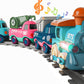 Little One's Electric Train Set Attractive Train Toy with Music Lights and Tracks