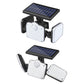 3 Head 321 LED Solar Motion Sensor Outdoor Garden Wall Protective Flood Light