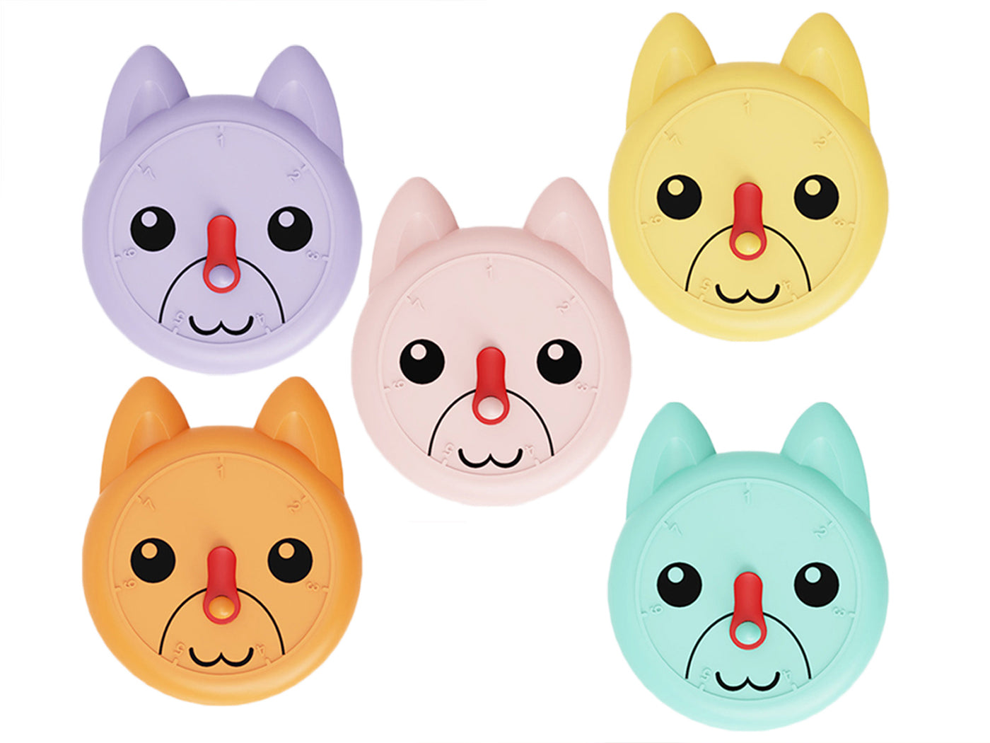 5pcs Reusable Pet Wet Food Can Covers Silicone Can Lids for Dog Cat Food