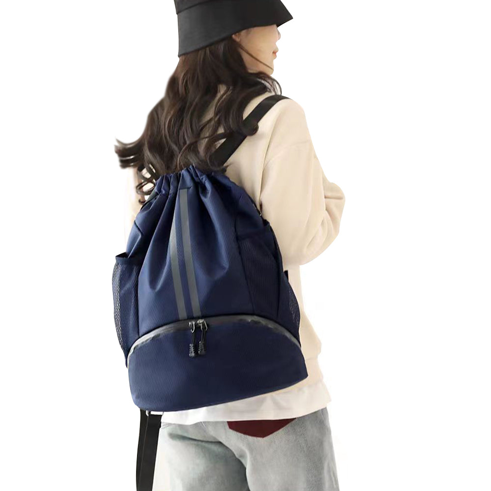 Sports Drawstring Backpack String Tote Gym Bag