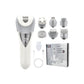 7 in 1 Epilator Hair Removal for Women Face Massage and Body Exfoliator