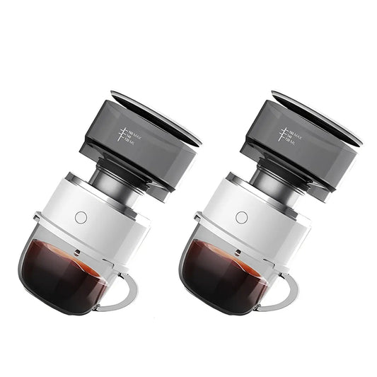 2Pcs Portable Drip Coffee Machine Mini Coffee Maker