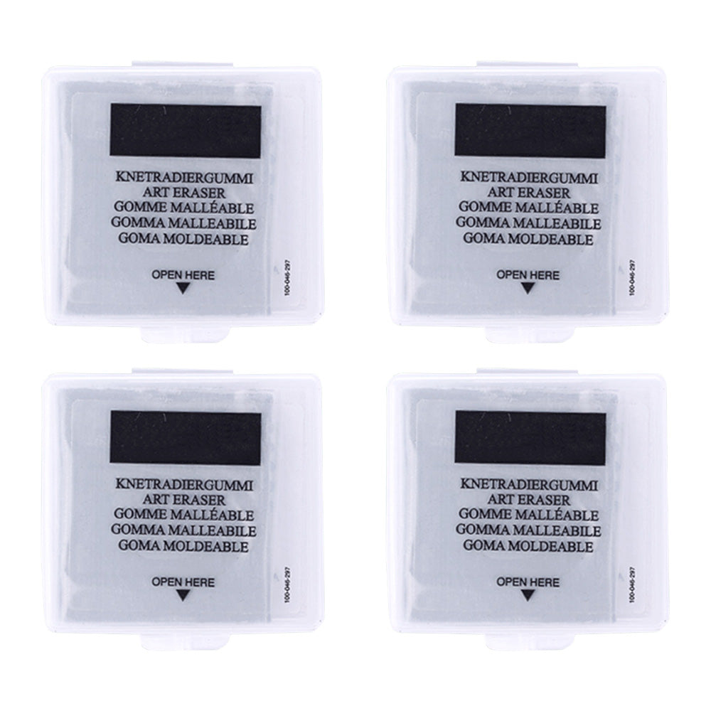 4-Pack Kneadable Art Erasers for Sketching and Drawing