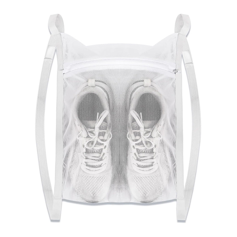 Shoe Laundry Bag for Washing Machine Durable Mesh Drying Bag for Sneakers (42x38cm)