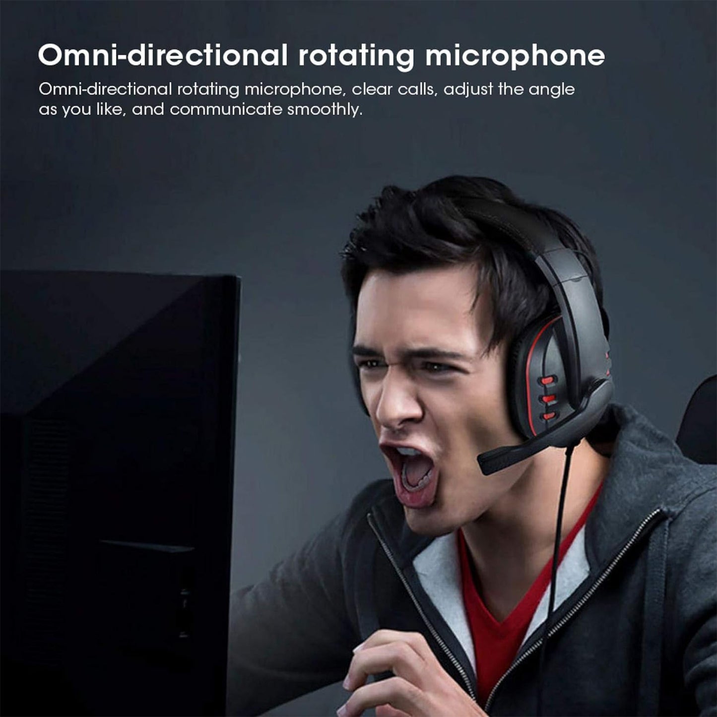 3.5mm LED Wired Gaming Headset with Microphone