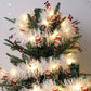 5M Christmas LED Garland with 50 Warm White Lights for Indoor Outdoor Tree Decoration
