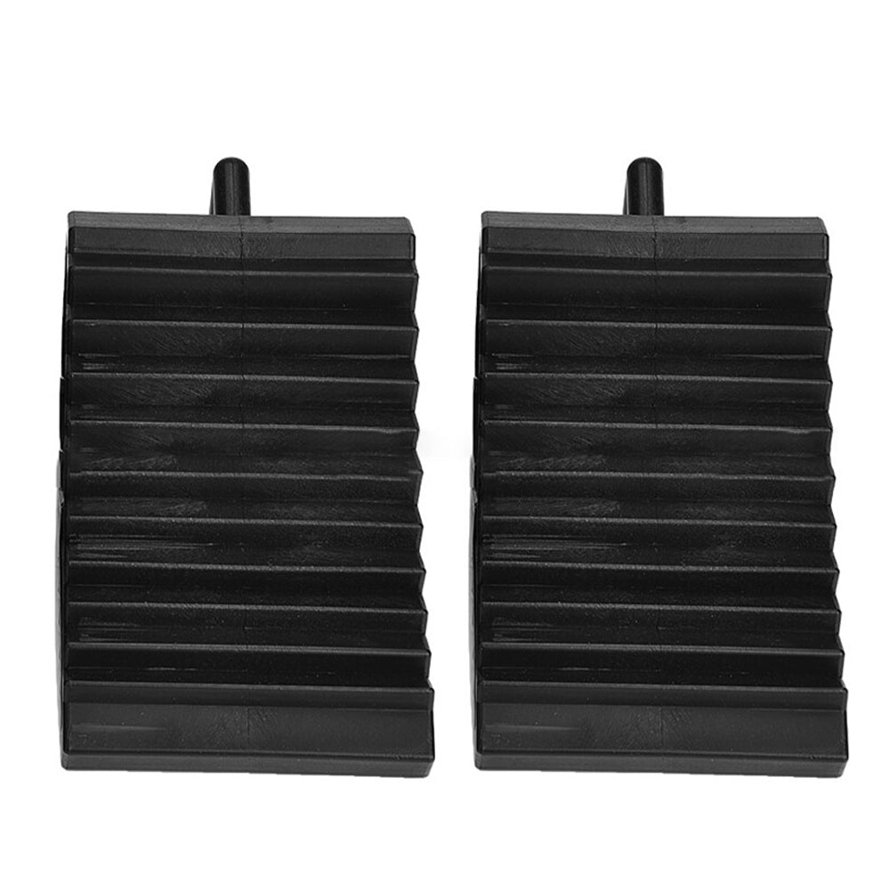 2 PCS Rubber Wheel Chocks Anti Slip Parking Wheel Chocks for Cars SUV Trucks