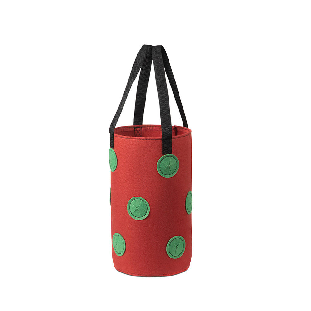3 Gallon Grow Bag for Strawberry Vegetables with 12 Planting Holes