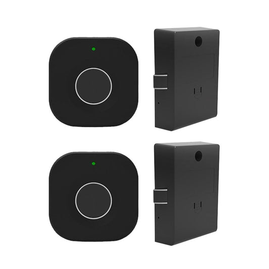 2Pcs Tuya Bluetooth APP Drawer Cabinet Lock Smart Fingerprint Cabinet Lock