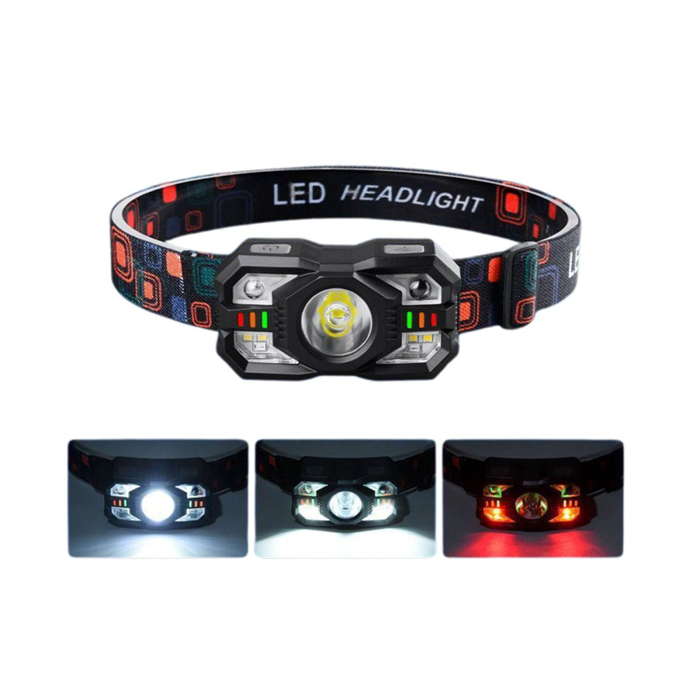 Rechargeable LED Motion Sensor Head Torch