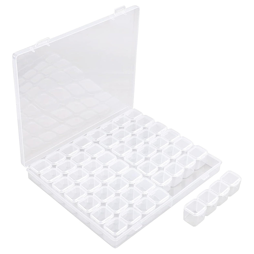 Clear Mini Multi-Functional Portable Jewelry Pill OrganizerBox