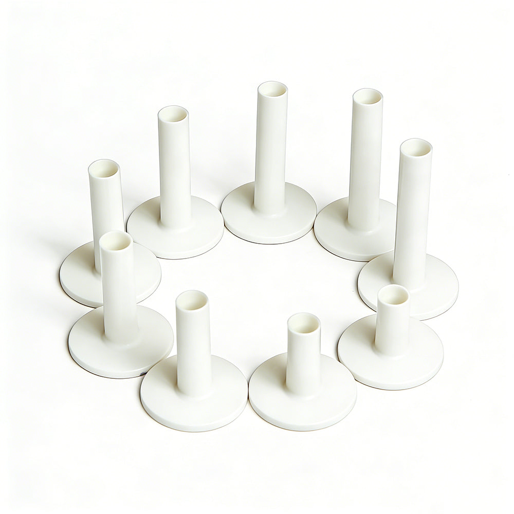 8 Pack Golf Rubber Tees 35-80 mm Flexible Durable Driving Range Practice Tees