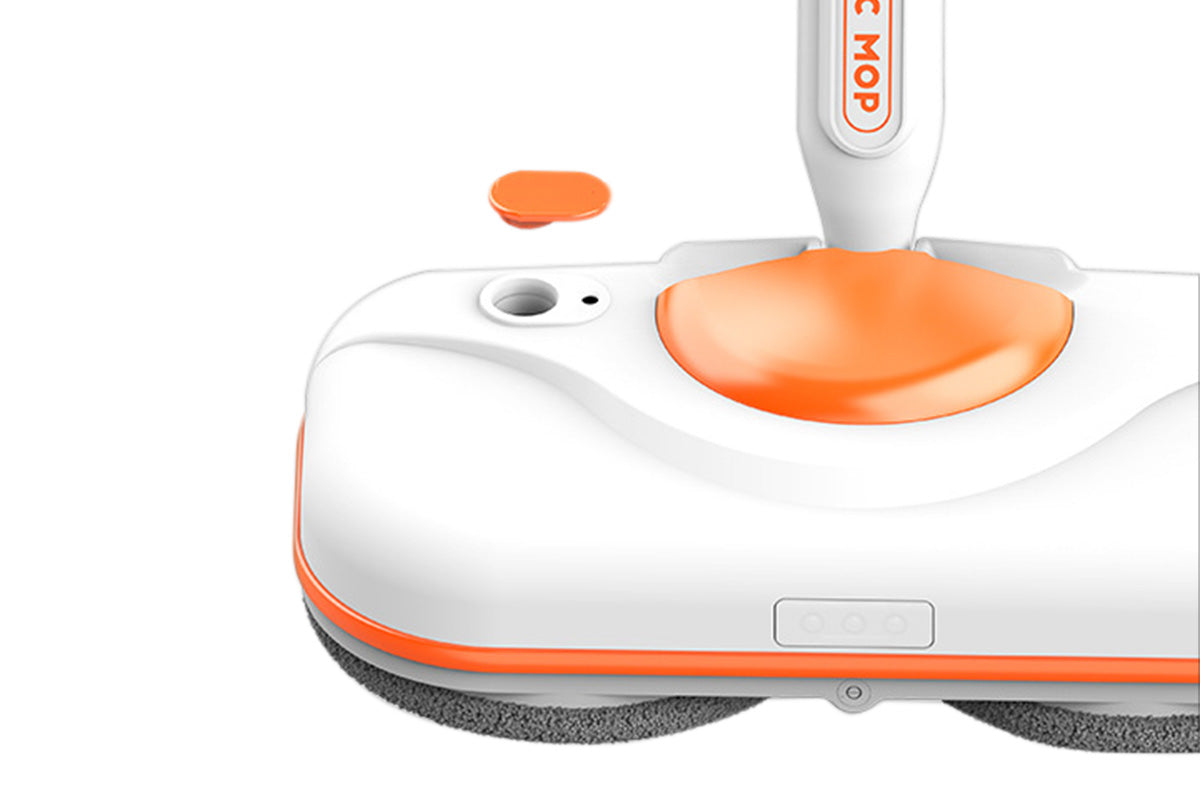 Cordless Electric Spin Mop with LED Light Water Sprayer and 750ML Large Water Tank