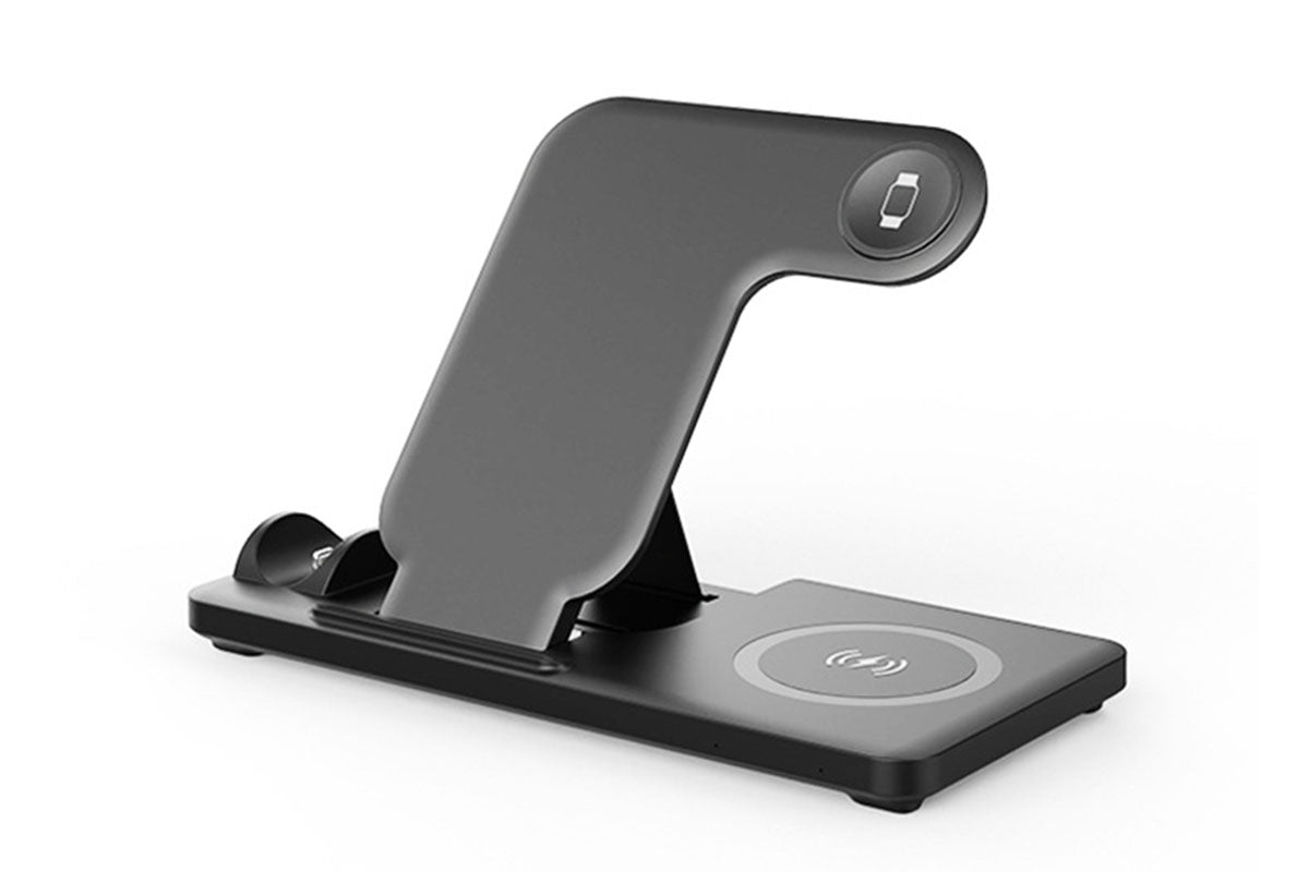 5-in-1 Foldable Wireless Charger Fast Charging Stand for Phone Apple Pen Stylus Apple Watch Apple Earbuds
