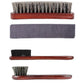 4Pcs Horsehair Shoe Brush Set Leather Cleaning Polishing Kit