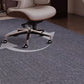 Round Office Chair Mat Anti Slip Floor Protector for Home Office-Grey