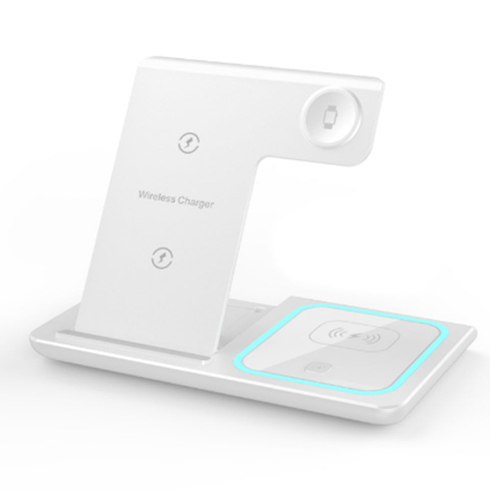 3-in-1 15W Wireless Fast Charging Station for iPhone/Apple Watch/AirPods