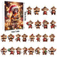 2025 Advent Countdown Calendar Funny Monkey Ornament Christmas Hanging Ornaments