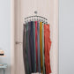 2 Pack Space-Saving 10-Clip Yoga Pants Hangers Closet Organizer for Leggings Skirts and More