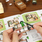DIY Miniature Dollhouse Kit 3D Puzzle Dollhouse Toy with Dust Cover and Light