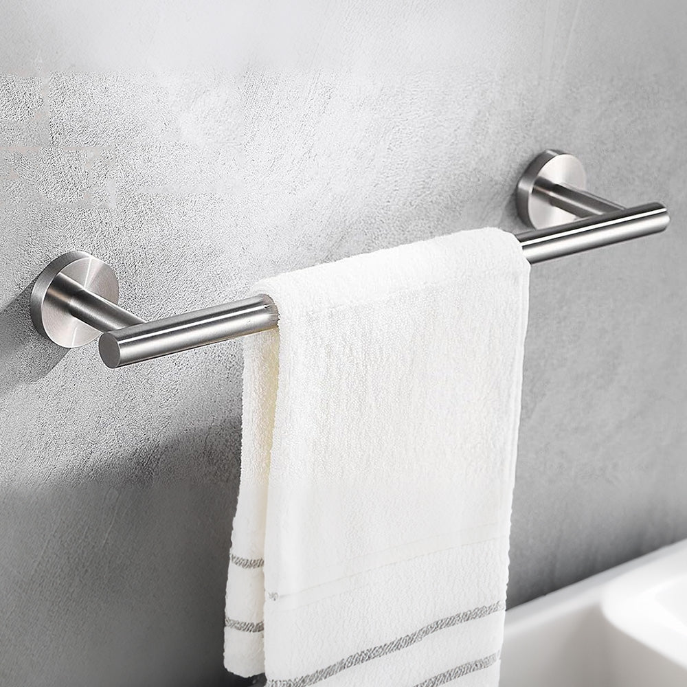 4 Pcs Bathroom Hardware Set Stainless Steel Wall Mounted Accessories