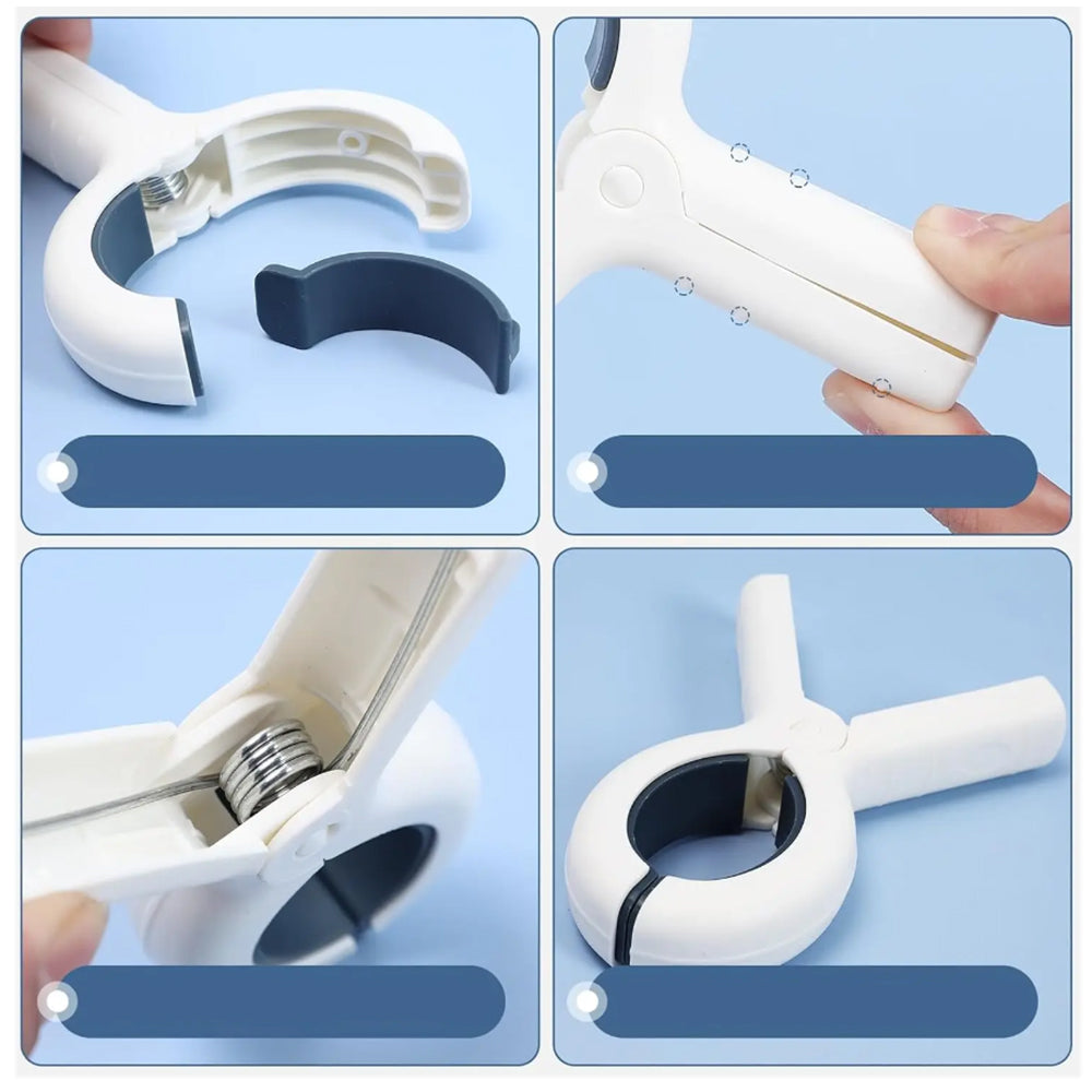 3Pcs Wind-Resistant Clip Peg Large Clamp for Clothes Drying Rack