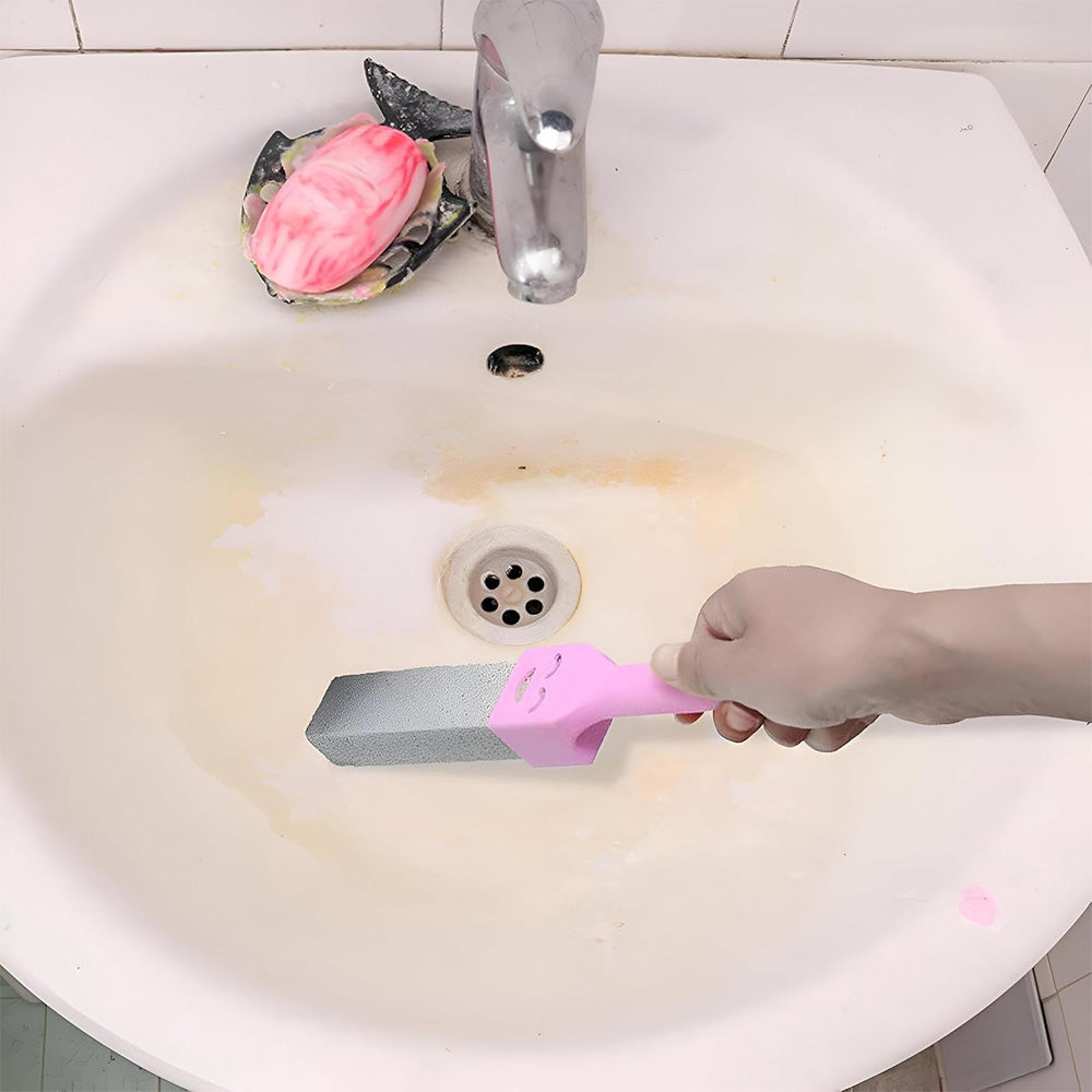 2PCS Pumice Stone With Handle For Cleaning Toilet Pools Household