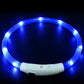 Led Dog Night Luminous Charge Collar-Blue