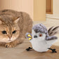 Cat Toys Flapping Bird Rechargeable Touch Activated Kitten Toy Interactive Cat Exercise Toys For All Breeds Cat