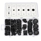200 Piece Auto Rubber Grommet Fastener Tool Kit in 7 Popular Sizes