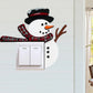 Christmas Door Topper Holiday Decoration Wooden Corner Door Frame Xmas Decoration