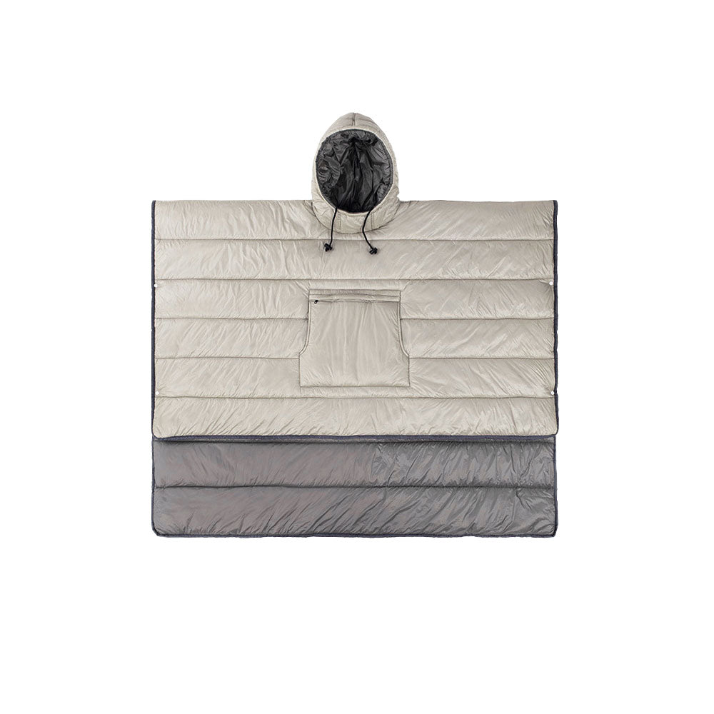 Camp Thermal Poncho Sleeping Bag Wearable Hooded Blanket