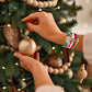 6Pcs Hand Decoration Christmas Bracelets Cute Letter Elastic Bracelet for Women