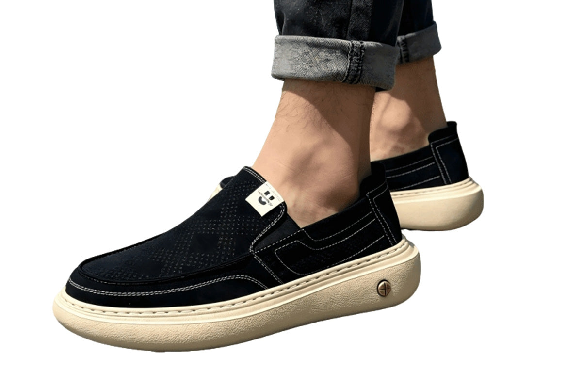 Men Breathable Hollow Slip-on Loafers Casual Shoes