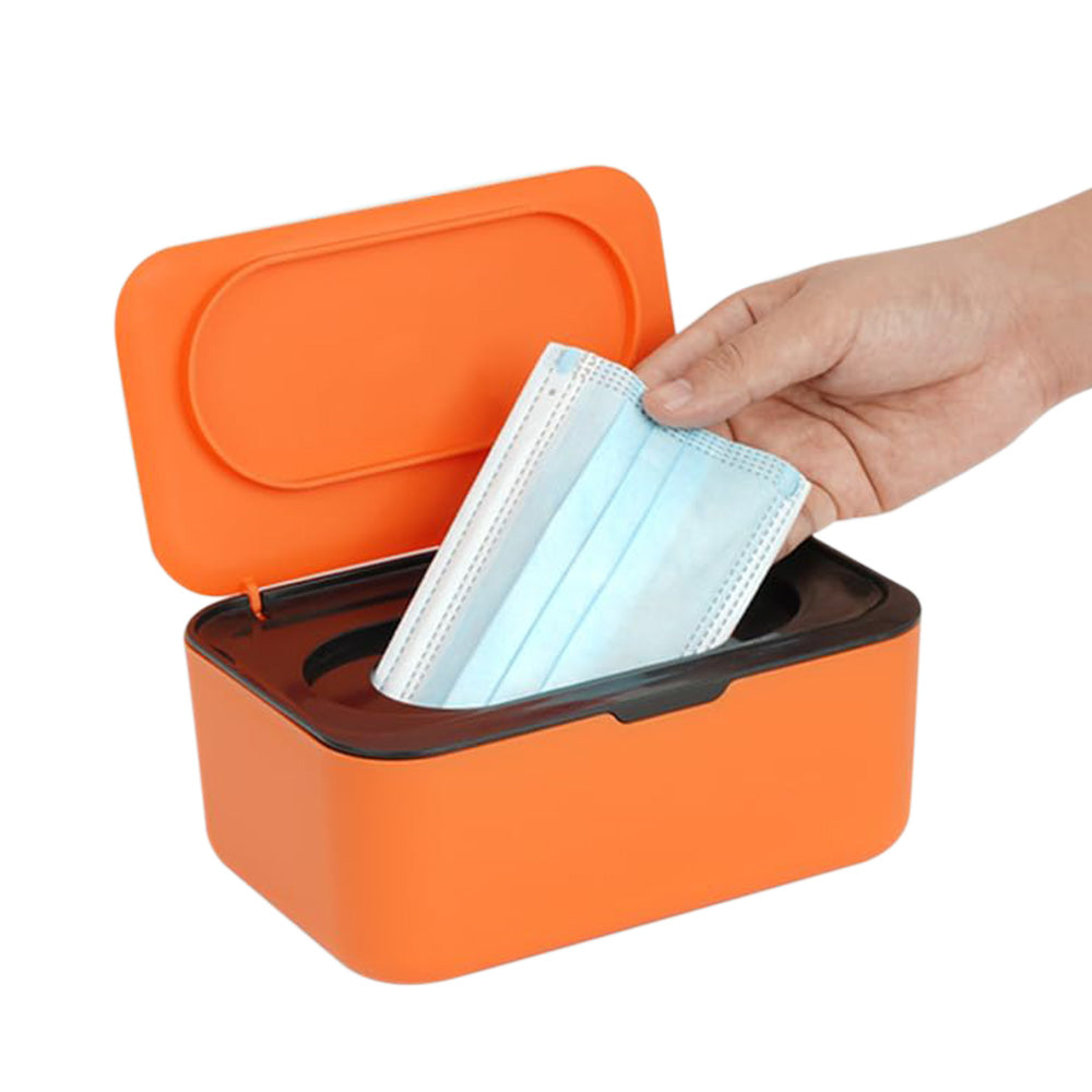 Wipes Dispenser Wipes Tissue Storage Case With Lid Refillable Wipe Holder