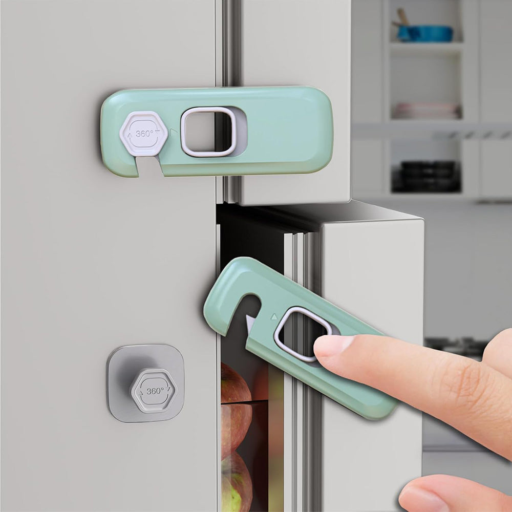 5Pcs Proof Refrigerator Lock Freezer Door Lock for Fridge Cabinets